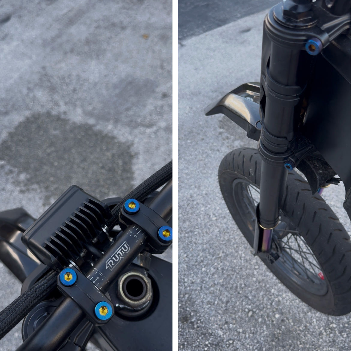 Upgraded Titanium Bolts For Tuttio